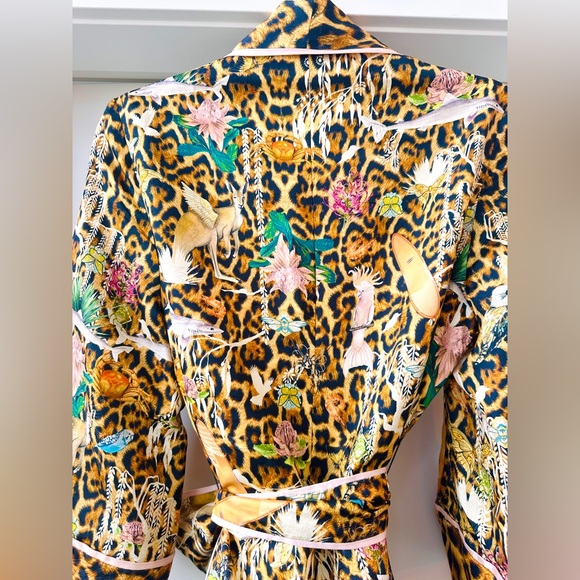 Camilla Fauna Electro Roll Collar Pajama Jacket NWOT XS S - Picture 13 of 14